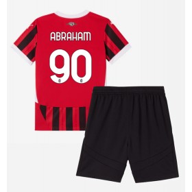 AC Milan Tammy Abraham #90 Heimtrikot 2024-25 Kurzarm (+ kurze hosen)